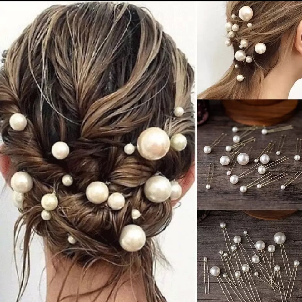 🌟 Host pick!💓💓💓Set of 15 Pear Hairpins